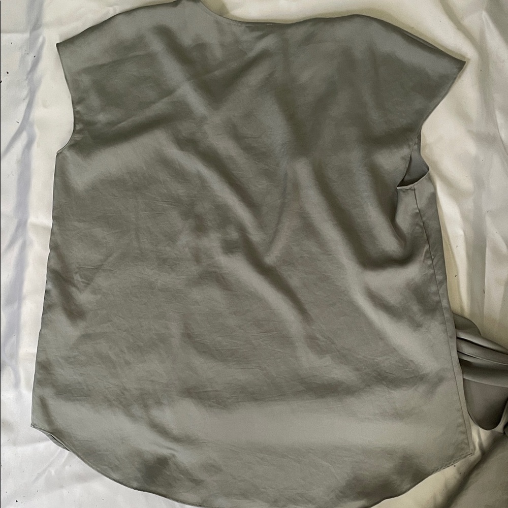 Chico's Soft Gray Blouse - Picture 4 of 4
